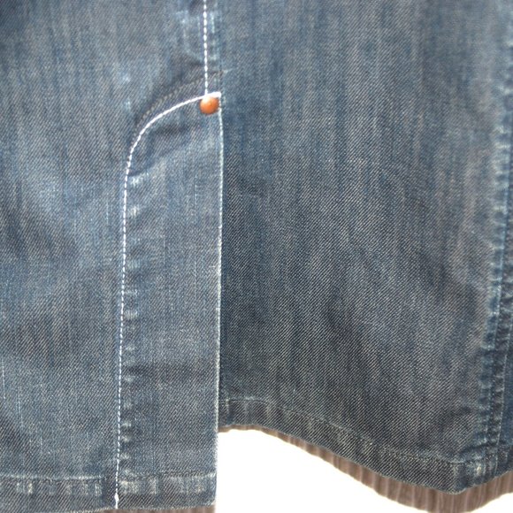 Indian Terrain 100% Cotton Vintage Jean Men's Jacket Coat Size Large - Picture 9 of 11